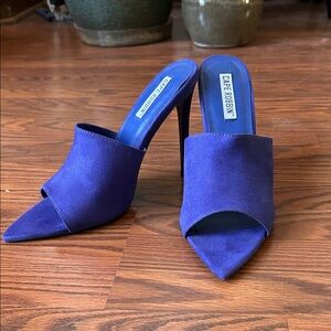 Cape Robbin Women's Royal Blue Pointed Heels
